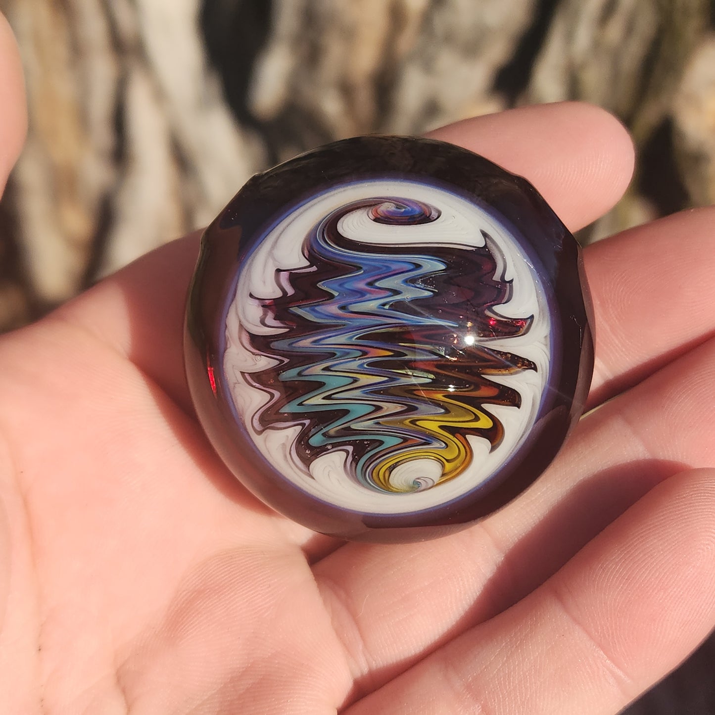 Custom Line Worked Pendant