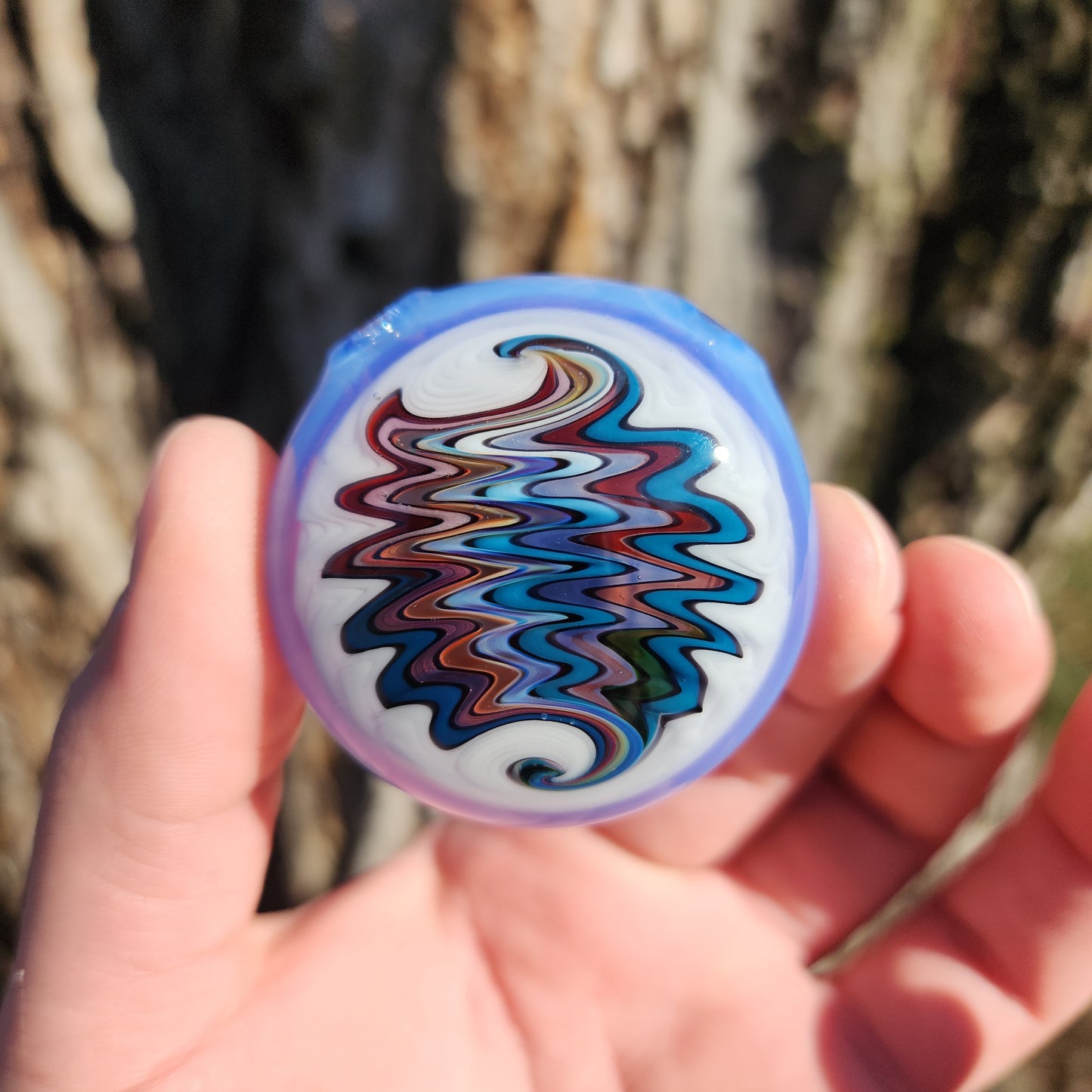 Custom Line Worked Pendant