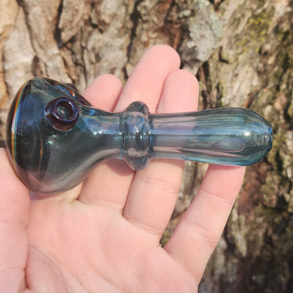 Sparkly blue pipe