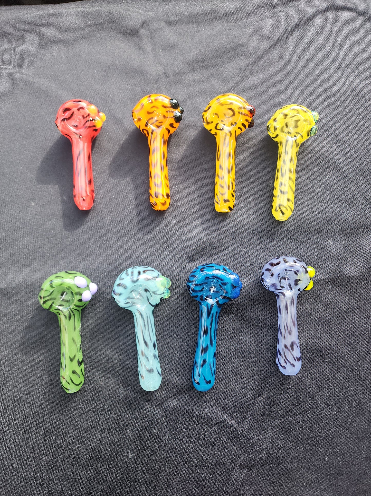 Cheetah print pipes (5 Pack)